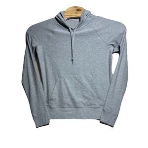 Outdoor Voices Mens Gray Static Print Pullover‎ Hoodie Size Large